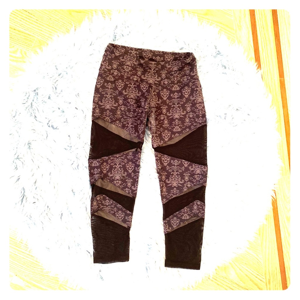 Brazil Wear Cropped Sheer Leggings